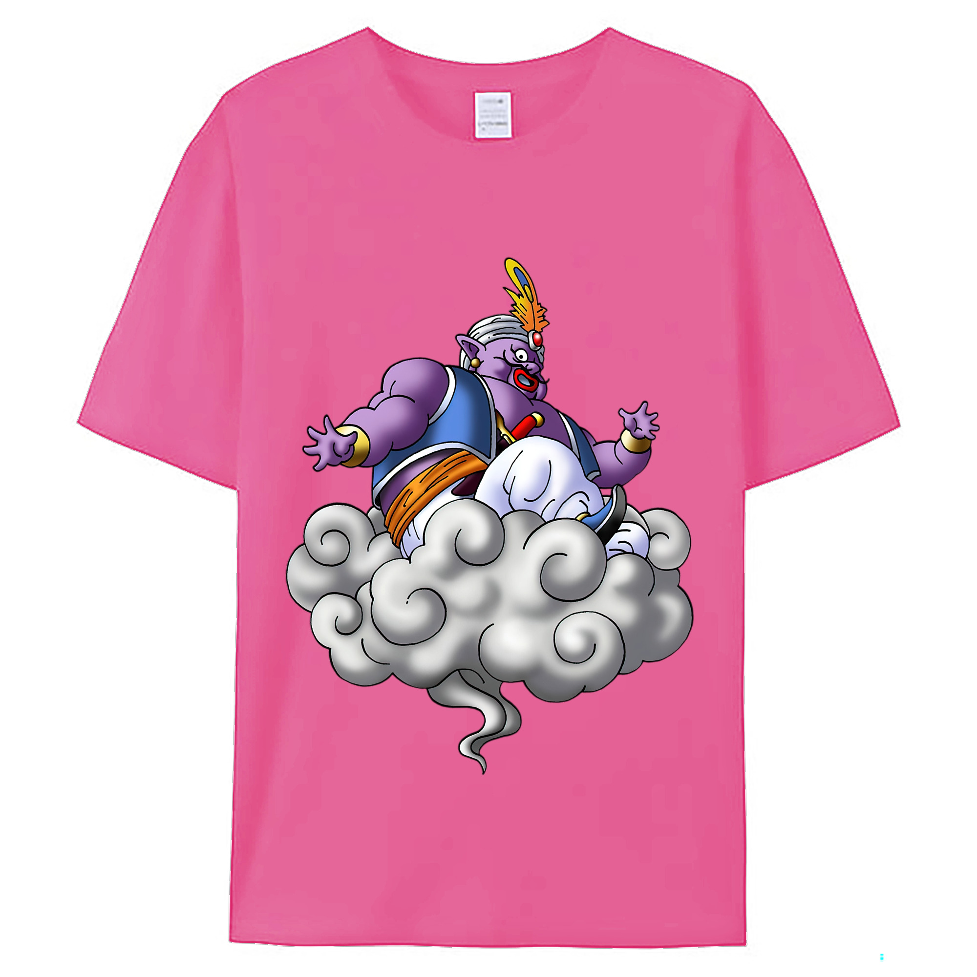 （画像用） ドラゴンクエスト Doragon Kuesuto Dragon Quest レディースカジュアルプリントTシャツ（綿100％）